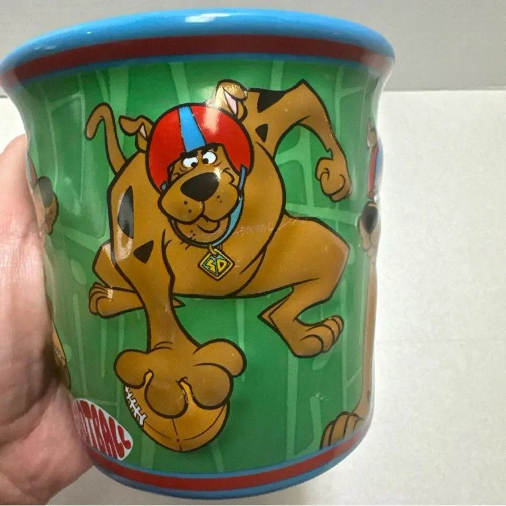 Scooby Doo Football 3-D Large Blue Mug